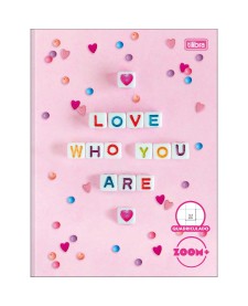 imagem principal do produto Caderno Quadriculado 1x1 cm Brochura Capa Dura Zoom+ 40 Folhas