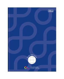 imagem principal do produto Caderno Quadriculado 2X2 cm Brochura Capa Dura Tilibra Neuro 40 Folhas