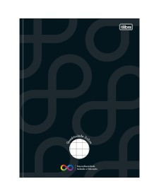 imagem principal do produto Caderno Quadriculado 2X2 cm Brochura Capa Dura Tilibra Neuro 40 Folhas