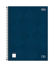 imagem principal do produto Caderno Quadriculado 5x5 mm Espiral Capa Dura Universitário Zip 96 Folhas