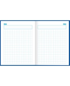 imagem de detalhe produto Caderno Quadriculado 7x7 mm Brochura Capa Dura Kids 40 Folhas