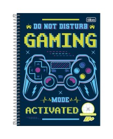 imagem principal do produto Caderno Quadriculado 7x7 mm Espiral Capa Dura Universitário D+ 96 Folhas