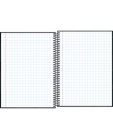 imagem de detalhe produto Caderno Quadriculado 7x7 mm Espiral Capa Dura Universitário Zip 80 Folhas