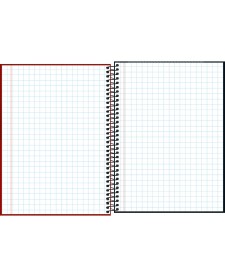 imagem de detalhe produto Caderno Quadriculado 7x7 mm Espiral Capa Dura Universitário Zip 80 Folhas