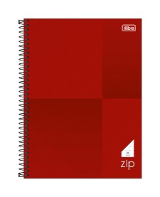 imagem principal do produto Caderno Quadriculado 7x7 mm Espiral Capa Dura Universitário Zip 80 Folhas