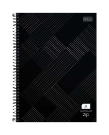 imagem principal do produto Caderno Quadriculado 7x7 mm Espiral Capa Dura Universitário Zip 80 Folhas