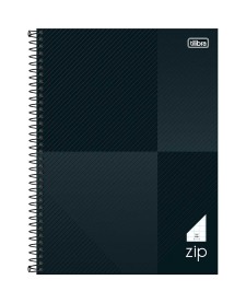 imagem principal do produto Caderno Quadriculado 7x7 mm Espiral Capa Dura Universitário Zip 80 Folhas