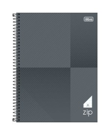 imagem principal do produto Caderno Quadriculado 7x7 mm Espiral Capa Dura Universitário Zip 80 Folhas