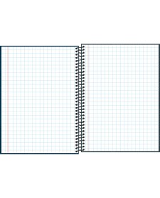 imagem de detalhe produto Caderno Quadriculado 7x7 mm Espiral Capa Dura Universitário Zip 96 Folhas