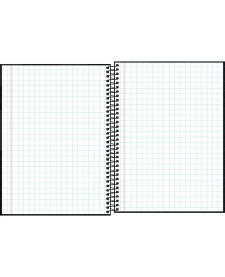 imagem de detalhe produto Caderno Quadriculado 7x7 mm Espiral Capa Dura Universitário Zip 96 Folhas