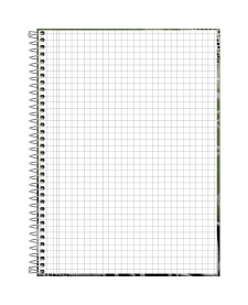 imagem de detalhe produto Caderno Quadriculado 7x7 mm Espiral Capa Dura Universitário Zoom+ 96 Folhas