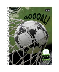 imagem principal do produto Caderno Quadriculado 7x7 mm Espiral Capa Dura Universitário Zoom+ 96 Folhas