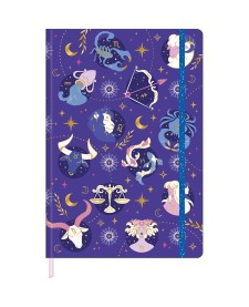 imagem principal do produto Caderno sem Pauta Costurado Capa Dura Fitto G Trend Encanto 90 gramas 80 Folhas