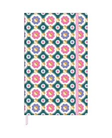 imagem principal do produto Caderno sem Pauta Costurado Capa Dura Fitto G Trend Floral 90 gramas 80 Folhas
