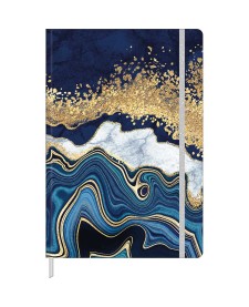 imagem principal do produto Caderno sem Pauta Costurado Capa Dura Fitto G Trend Mármore 90 gramas 80 Folhas
