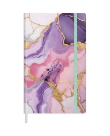 imagem principal do produto Caderno sem Pauta Costurado Capa Dura Fitto G Trend Mármore 90 gramas 80 Folhas