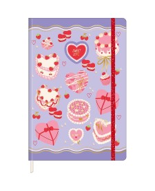 imagem principal do produto Caderno sem Pauta Costurado Capa Dura Fitto G Trend Sweet 90 gramas 80 Folhas