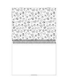 imagem de detalhe produto Caderno Sketchbook Espiral Capa Dura A4 Rafa Tuma 150 G 50 Folhas