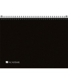 imagem principal do produto Caderno Sketchbook Espiral Capa Plástica A4 Académie 150 G 50 Folhas