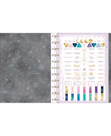 imagem de detalhe produto Caderno Tilidisco Capa Dura Universitário 10 Matérias Magic 160 Folhas	