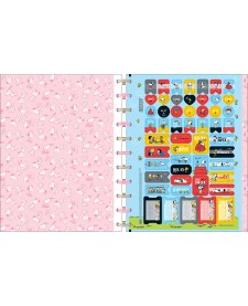 imagem de detalhe produto Caderno Tilidisco Capa Dura Universitário 10 Matérias Snoopy 160 Folhas	