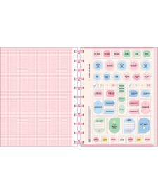 imagem de detalhe produto Caderno Tilidisco Capa Dura Universitário 10 Matérias Soho 160 Folhas