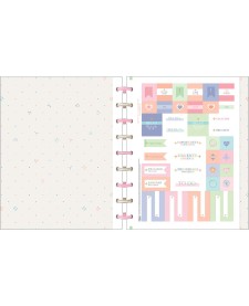 imagem de detalhe produto Caderno Tilidisco Colegial 10 Matérias Happy 160 Folhas