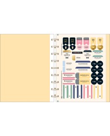 imagem de detalhe produto Caderno Tilidisco Colegial 10 Matérias West Village 160 Folhas