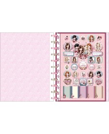 imagem de detalhe produto Caderno Tilidisco Universitário 10 Matérias Jolie 160 Folhas