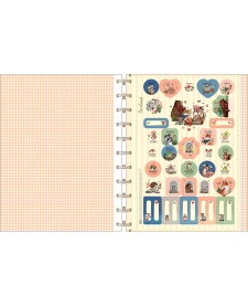 imagem de detalhe produto Caderno Tilidisco Universitário 10 Matérias Loveland 160 Folhas