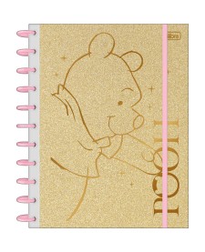 imagem principal do produto Caderno Tilidisco Universitário 10 Matérias Pooh 160 Folhas