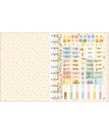 imagem de detalhe produto Caderno Tilidisco Universitário 10 Matérias Pooh Pelúcia 160 Folhas