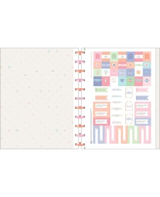 imagem de detalhe produto Caderno Tilidisco Universitário Connect 1 Matéria Happy 80 Folhas