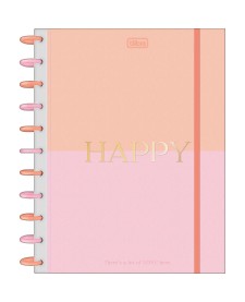 imagem principal do produto Caderno Tilidisco Universitário Connect 1 Matéria Happy 80 Folhas