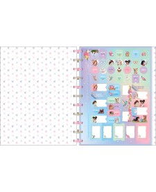 imagem de detalhe produto Caderno Tilidisco Universitário Connect 1 Matéria Jolie 80 Folhas