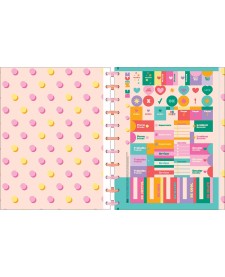 imagem de detalhe produto Caderno Tilidisco Universitário Connect 10 Matérias Be Nice 160 Folhas