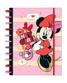 imagem principal do produto Caderno Tilidisco Universitário Connect 10 Matérias Minnie 160 Folhas