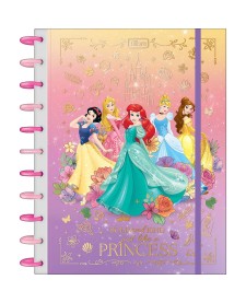 imagem principal do produto Caderno Tilidisco Universitário Connect 10 Matérias Princesas 160 Folhas