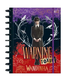 imagem principal do produto Caderno Tilidisco Universitário Connect 10 Matérias Wandinha 160 Folhas