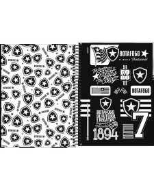 imagem de detalhe produto Caderno Universitário Capa Dura 1 Matéria Botafogo 80 Folhas