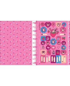 imagem de detalhe produto Caderno Universitário CD Tilidisco Lotso 10M 160 Folhas