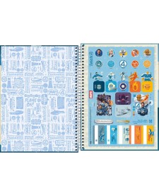 imagem de detalhe produto Caderno Universitário Quarteto Fantástico 1 Matérias 80 Folhas