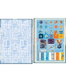 imagem de detalhe produto Caderno Universitário Quarteto Fantástico 10 Matérias 160 Folhas