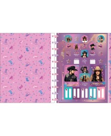 imagem de detalhe produto Caderno Universitário Tilidisco 10 Matérias Ana Castela 160 Folhas