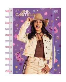 imagem principal do produto Caderno Universitário Tilidisco 10 Matérias Ana Castela 160 Folhas