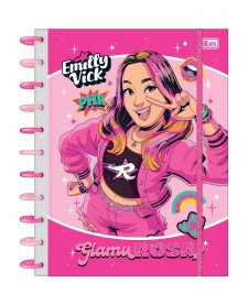 imagem principal do produto Caderno Universitário Tilidisco 10 Matérias Emilly Vick 160 Folhas