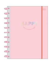 imagem principal do produto Caderno Universitário Tilidisco Connect 10 Matérias Happy 160 Folhas