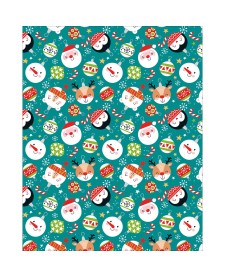 imagem principal do produto Caixa Papel de Presente Natal 75 Rolos
