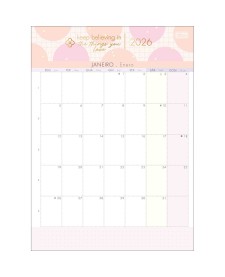 imagem de detalhe produto Calendário Planner 21 x 29 cm Soho 2026