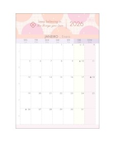 imagem de detalhe produto Calendário Planner de Mesa 13,8 x 19 cm Soho 2026